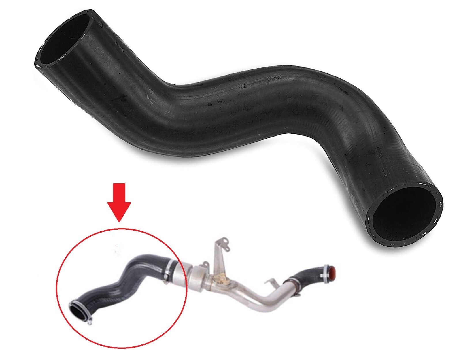Intercooler Pipe Turbo Hose For Ford Mondeo Mk4 Galaxy SMax 1.8 Tdci