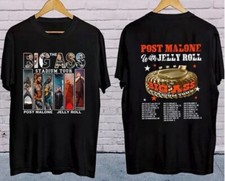 POST MALONE T-Shirt, The Big Ass Stadium Tour 2025 Shirt, Rapper Jelly Roll Tee