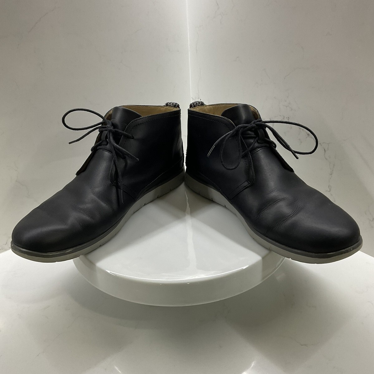 Ugg Freamon Chukka Boots Men Size 12 Leather Black Lace Waterproof Shoes UGG Men main image 3