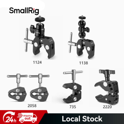 SmallRig Kamera Kugelkopfklemme Rohrklemme Krabbenklemme Halterung