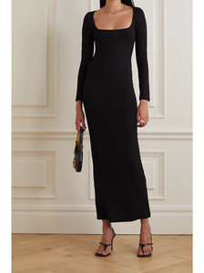 kim kardashian long bodycon dress What to Wear with all-black Size:5 USA (Mex 22)