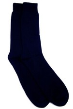 Men's Solid Mid Calf Sock Fits Size 10-13 Business Weddings Formal Uniforms