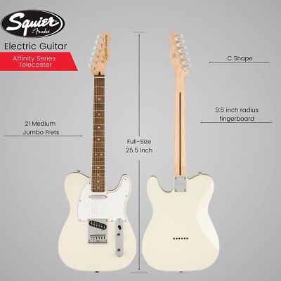 ギター SQUIER Affinity Tele Arctic White Squier - Affinity Telecaster - Arctic White | Mass Street Music