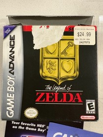 LEGEND ZELDA CLASSIC NES (GAME BOY ADVANCE GBA) Box, Manual Cartridge authentic