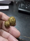 2 Original Civil War Era Sons of Veterans Coat Buttons  Waterbury
