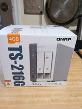 QNAP TS-216G 2-Bay NAS 4GB RAM Quad-Core 2.5GbE Network Storage Diskless