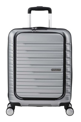 American Tourister Flashline Spinner 55 / 20 Frontloader S Trolley Sky Silver