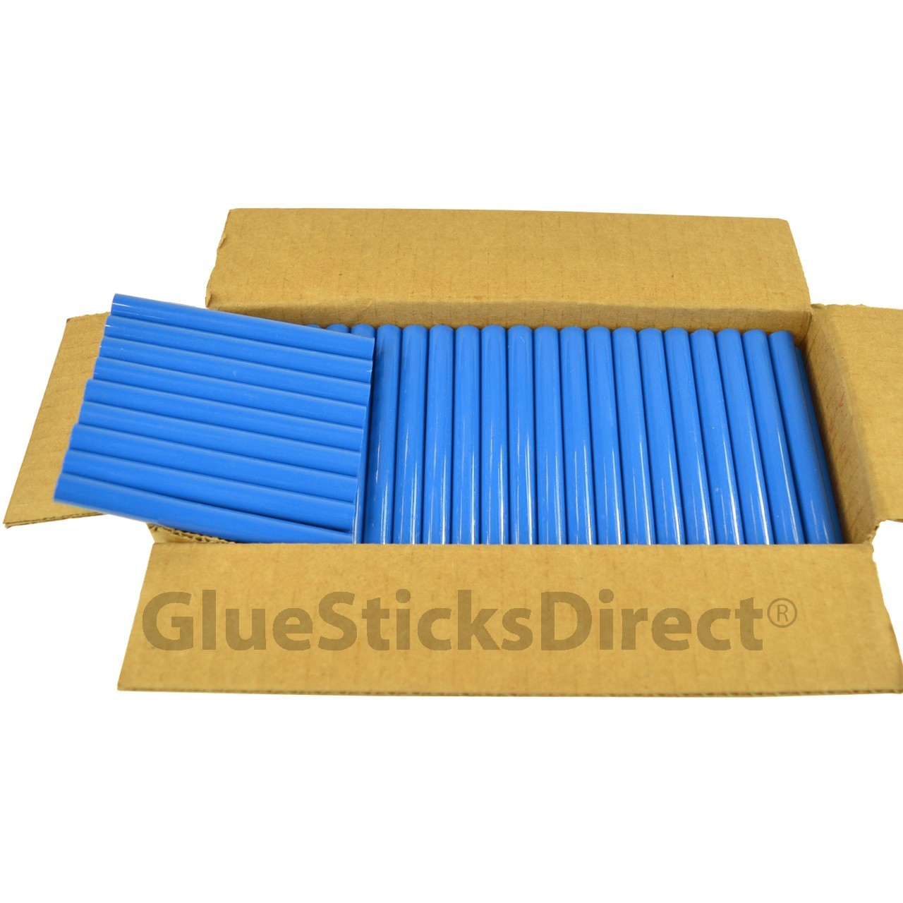 GlueSticksDirect® Royal Blue Colored Glue Sticks 7/16" X 4" 5 lbs