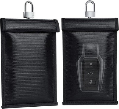 Fireproof Faraday Bag for Car Keys RFID Signal Blocking Pouch Waterproof Shield