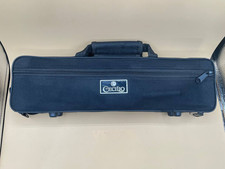 Mendini by Cecilio Blue Flute Silver Keys Student w Case MFE - SR13