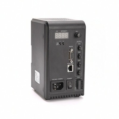 1PC  USED OPT-DCA24E-4 LED light source control four-way output *cc
