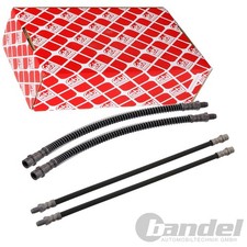 4x FEBI BREMSSCHLAUCH VORNE + HINTEN passend für MERCEDES C-KLASSE W204 S204