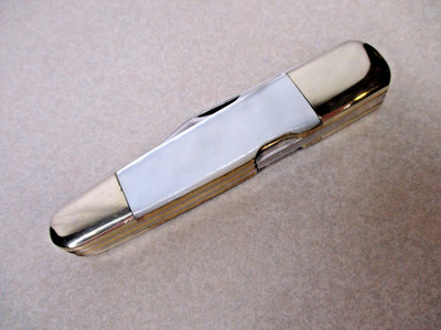 Parker Cut Co Celebrated Dirk Knife Whittler Mother of Pearl MOP Seki Japan