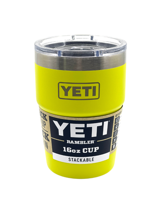 YETI Rambler 16 oz Stackable Cup Firefly Yellow Limited Edition