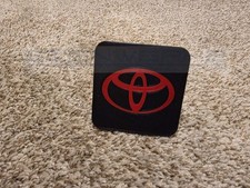 Toyota Logo Tow Hitch Cover For Trucks Suv Cars With Tow Hitch 2 Red Black