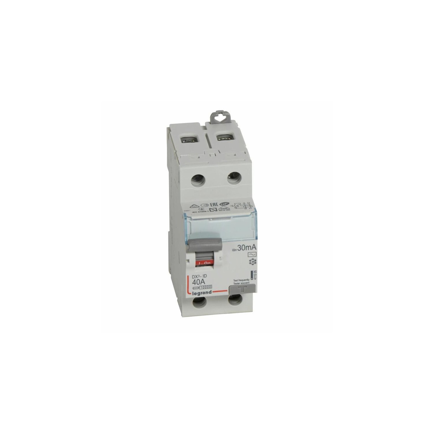Différentiel LEGRAND 2p 40A - Protection Électrique Supérieure 40 A 30 mA Type A