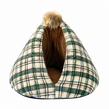 Indoor Pet Tent Bed Padded Washable Enclosed Pet Hideaway Removable Year-Round