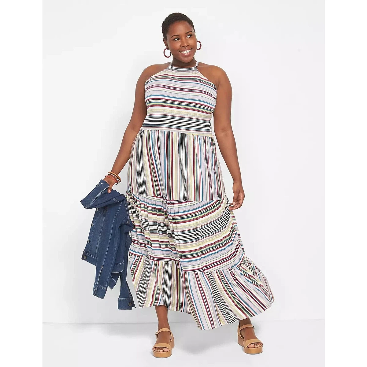 Lane Bryant Striped Maxi Dresses for Women for sale | eBay