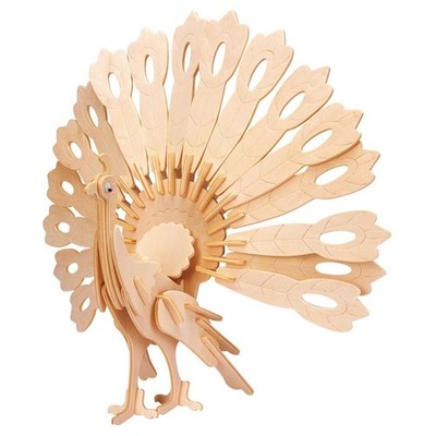 Bartl Gepetto`s 3D-Holzpuzzle Strauß Tiere Steckpuzzle Bausatz Basteln mit Holz