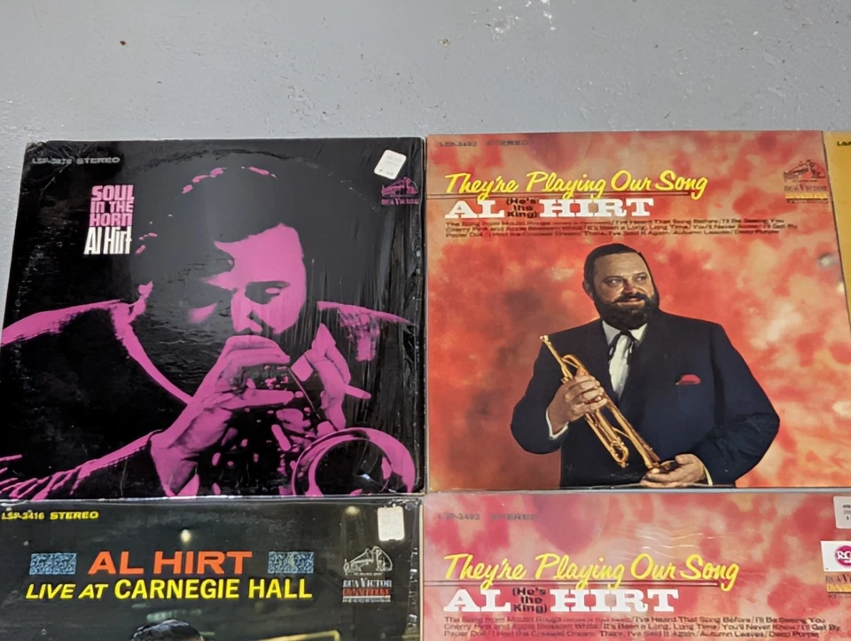 x17 Huge LOT Al Hirt, Henry Mancini LP 33 RPM VG+ Jazz Trumpet Easy Listening L9 Foto 2 de 4