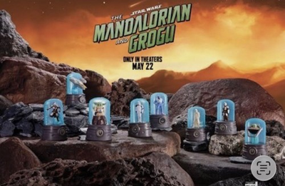 #ad Star Wars Mandalorian amp; Grogu 2026 Burger King Toys complete set of 8 NEW $34.99