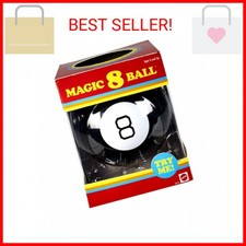 Mattel Games Magic 8 Ball Kids Toy, Retro Themed Novelty Fortune Teller, Ask a Q