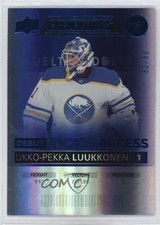 2021 Credentials Debut Ticket Access Blue 52/99 Ukko-Pekka Luukkonen #122 08zd