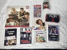 Boy Band One Direction Lot Cd,dvd,mug,postcards,calendar, Folding Bag.