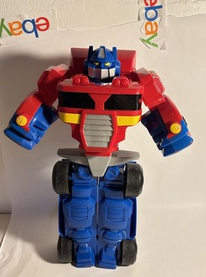 15'' Optimus Prime, Hasbro Playskool Heroes Transformers Rescue Bots Flip Racer
