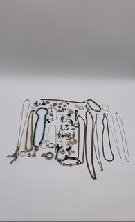 925 Sterling Silver Jewelry Scrap/Recovery Lot Of 208 Grams