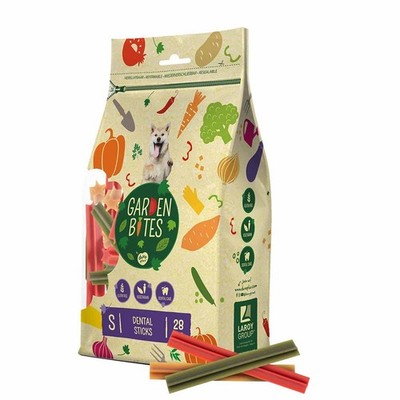 Duvo+ Garden Bites Dental Sticks S -28 vegane Hundesnacks zu je 13 cm - 420g