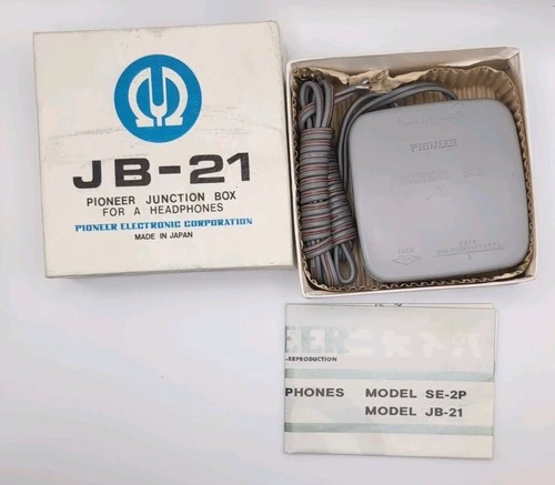 Vintage  Pioneer  Audio  Headphones Junction Box  JACK w/ Box