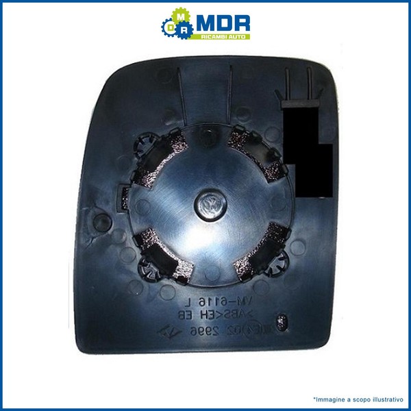 W-Parts Spiegelglas Links Kurve Doppel FüR CitroëN Jumpy 2016- 8151KE-image