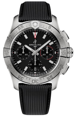 Breitling Avenger Chronograph 42mm Black Dial Steel Men's Watch AB0146101B1X1