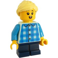 LEGO Girl Child with Plaid Top & Hearing Aid Minifigure 60461 City Farm 2025 NEW