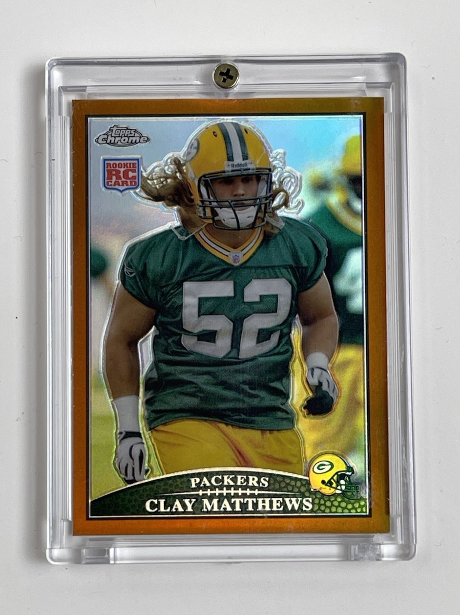 2009 Topps Chrome - Clay Matthews Copper Refractor RC /649 #TC133