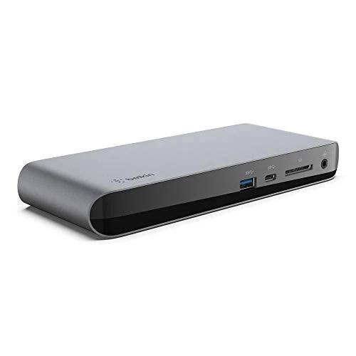 Belkin Thunderbolt 3 Dock Pro con cable Thunderbolt 3 F4U097 - gris espacial Foto 2 de 4
