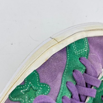 Converse Golf Le Fleur One Star Ox Purple Heart Shoes Men display picture 1