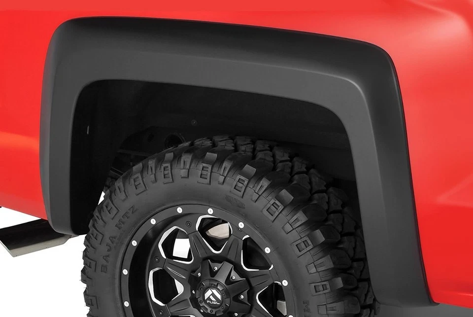 For Chevy Silverado 1500 14-16 Fender Flares Extend-A-Fender Matte Black Front & — 第 2/4 张图片