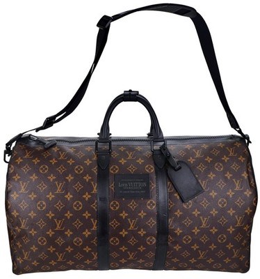 Authentic LOUIS VUITTON LV Monogram Inventeur Waterproof Keepall