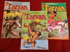 3x TARZAN Comic Heft Nr. 6, 12, 17 Dschungel In Flammen u.a. - 1980 EHAPA