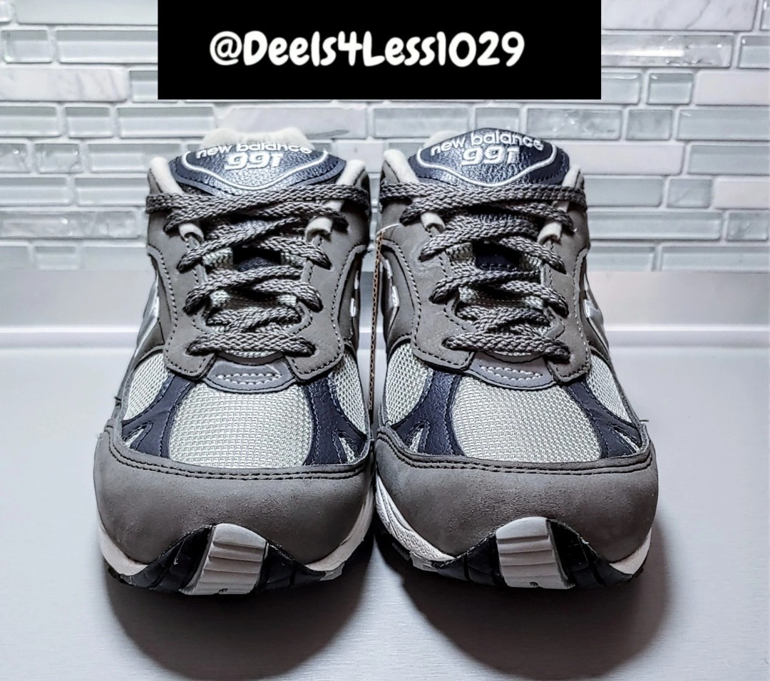 Size 8.5 - New Balance 991 Made in England Castlerock Navy W for