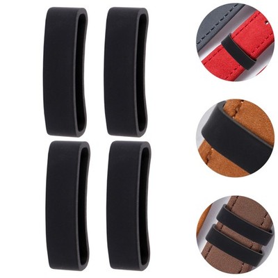 4PCS Gummi Uhrenarmband Ringschnalle Anti-Fall Uhrenarmband Schnalle Uhrenring