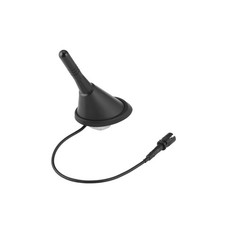 Auto KFZ Kurz Stab Dach Antenne Raku 2 Sockel Universal für Audi, BMW Schwarz