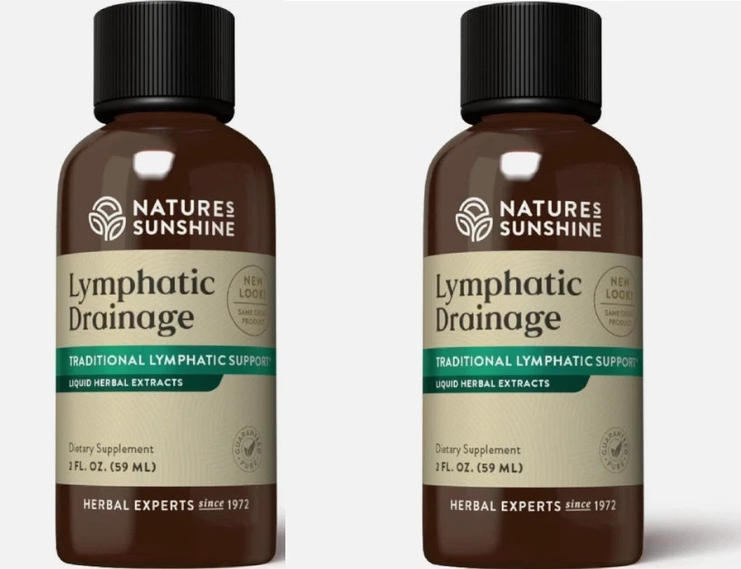 2P-Nature's Sunshine Lymphatic Drainage-Immune Support Cleanse & Detox,immunity.