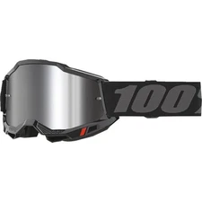 100 Percent Accuri 2 Goggles, Black Grey/Silver Mirror