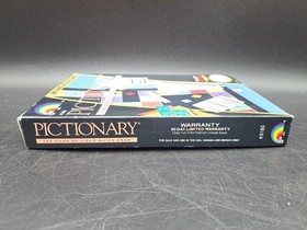 Pictionary: The Game of Video Quick Draw (NES, 1990) Box Only- No Game