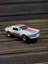 1970s Aurora AFX Magnatraction 1901 Chevy Camaro Z28 Blue Purple 3 Slot Car ZZ