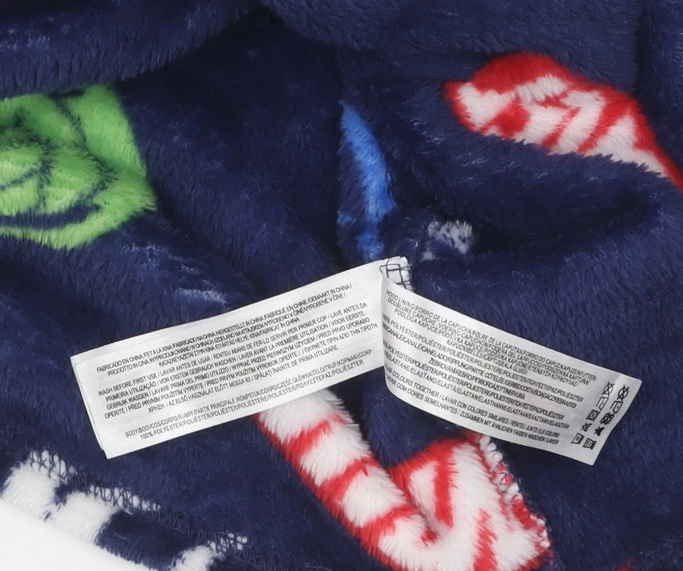 Primark Boys Multicoloured Marvel Superhero Fleece Robe 2XS - Image 4 of 4