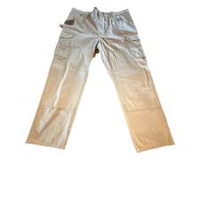 Wrangler Riggs Workwear Carpenter Pants Men's Khaki Utility Cargo Trousers